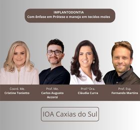 Implantodontia com Ênfase em Prótese sobre Implantes e Manejo em Tecidos Moles